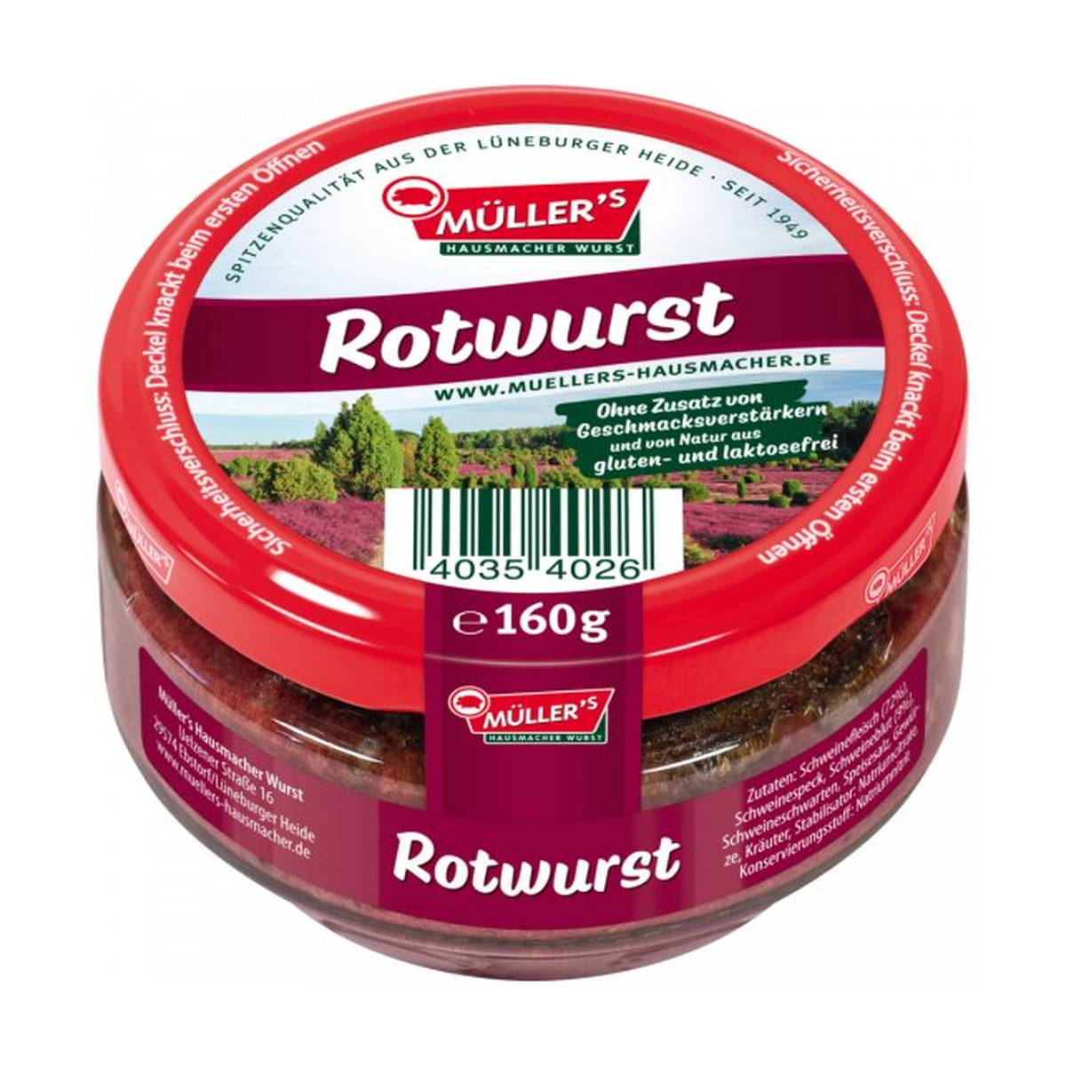 Müllers Rotwurst 160g