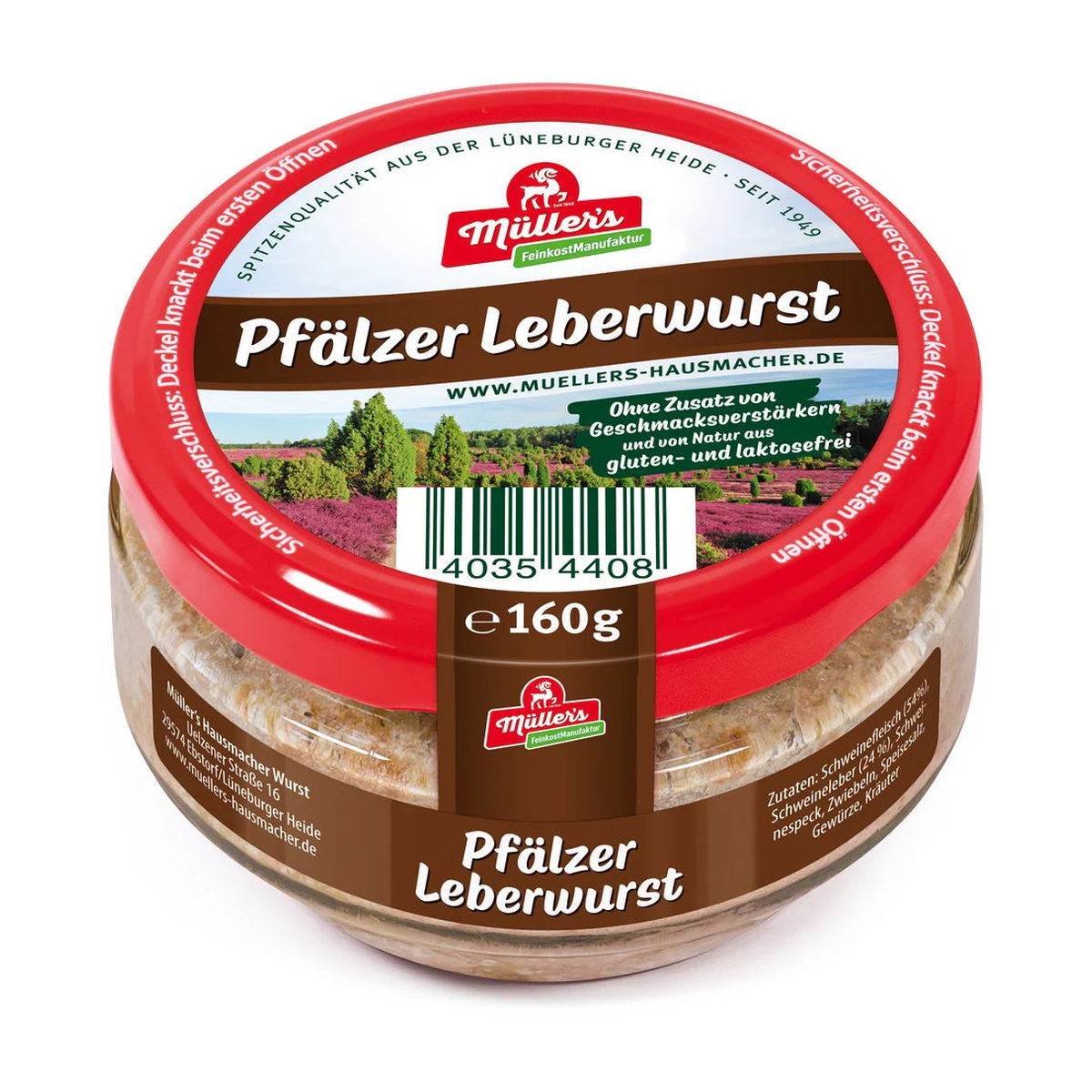 Müllers Pfälzer Leberwurst 160g
