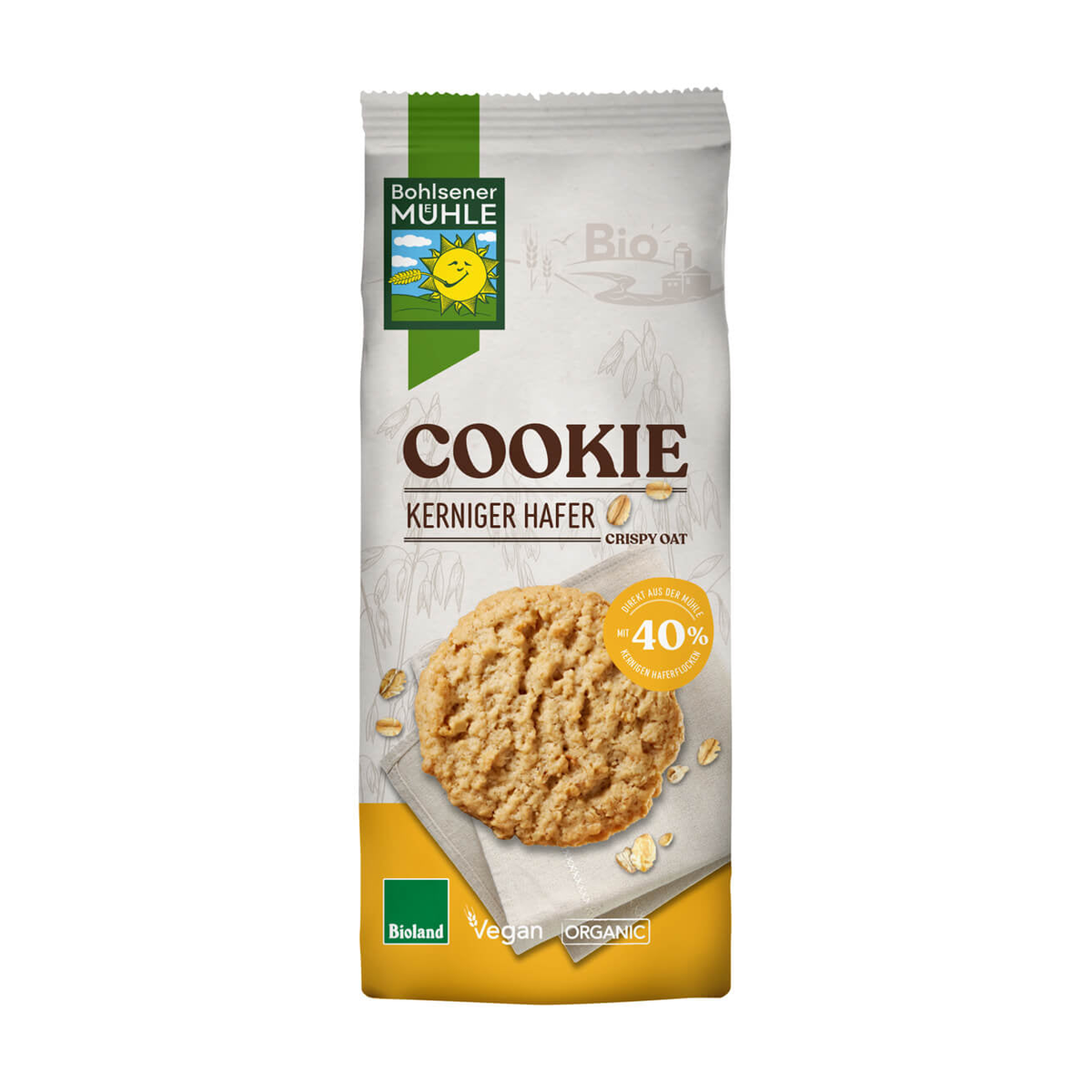 Bio Bohlsener Mühle Cookie kerniger Hafer 175g
