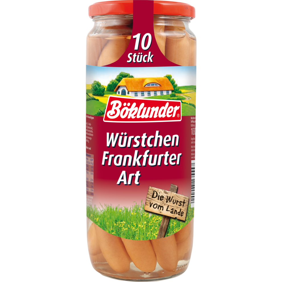 Böklunder Würstchen Frankfurter Art im Saitling 10ST 1030g