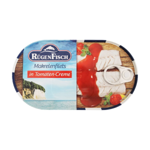 Rügen Fisch Makrelenfilets in Tomaten-Creme 200g