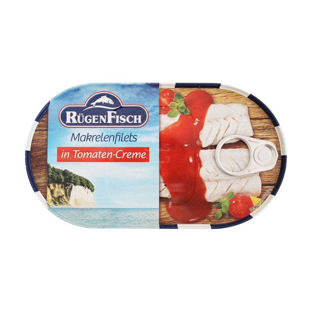 Rügen Fisch Makrelenfilets in Tomaten-Creme 200g