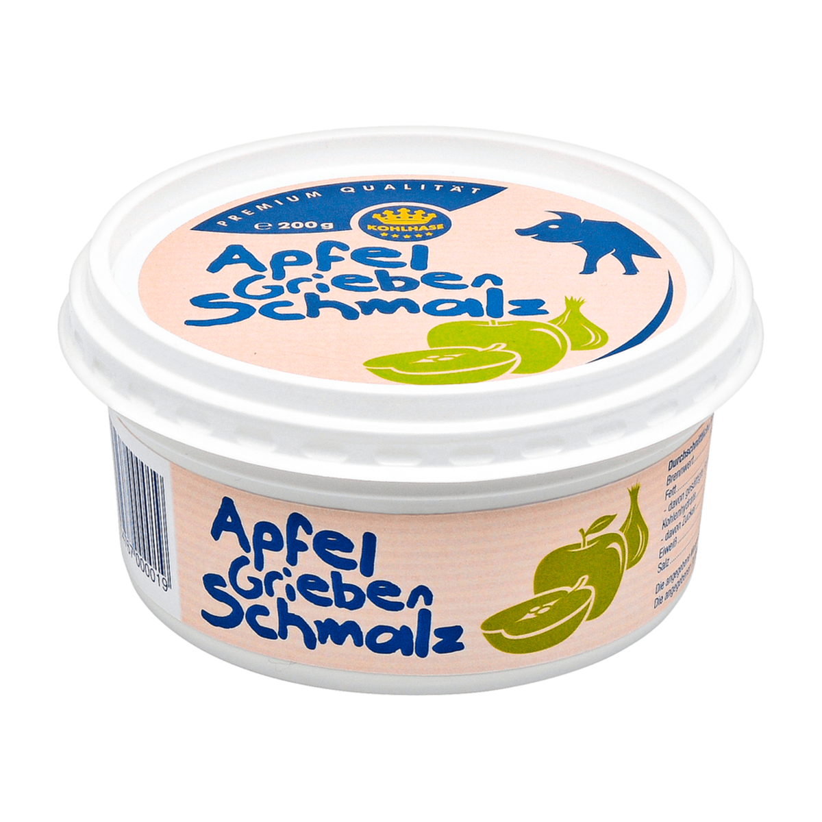Kohlhase Apfelgriebenschmalz 200g