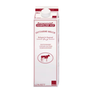 Bio Hamfelder Hof Vollmilch 3,8% länger haltbar 1l