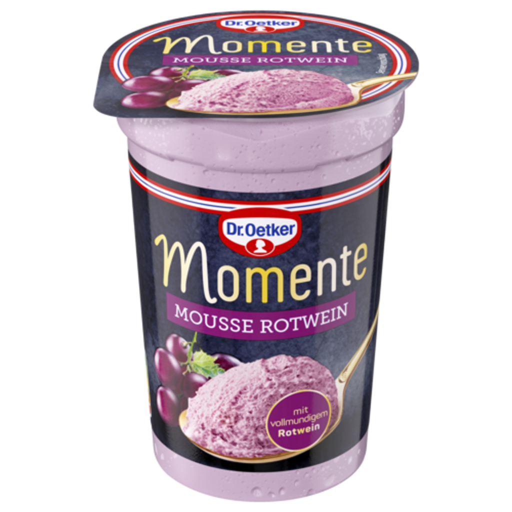 Dr.Oetker Momente Rotwein-Mousse 100g