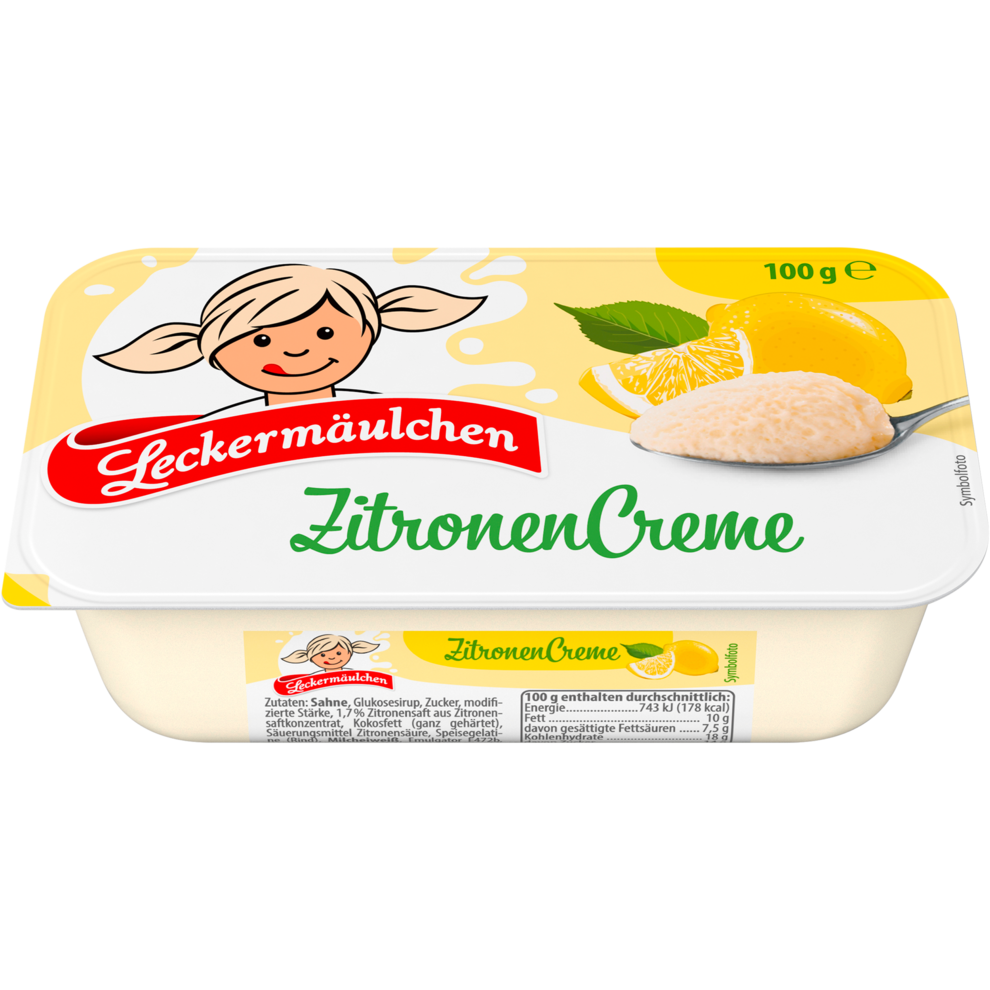 Frischli Leckermäulchen Zitronencreme 100g
