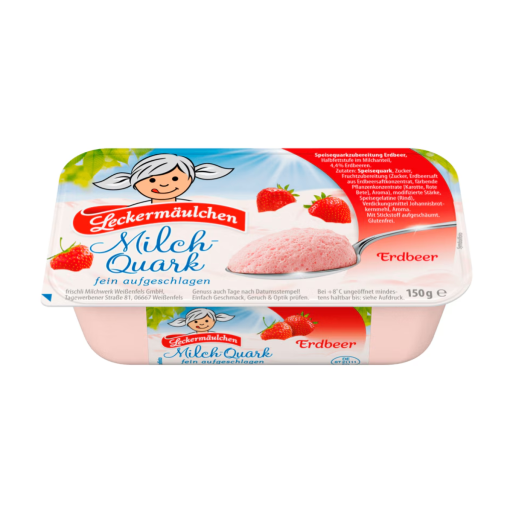 Frischli Leckermäulchen Erdbeer Quark 20% 150g
