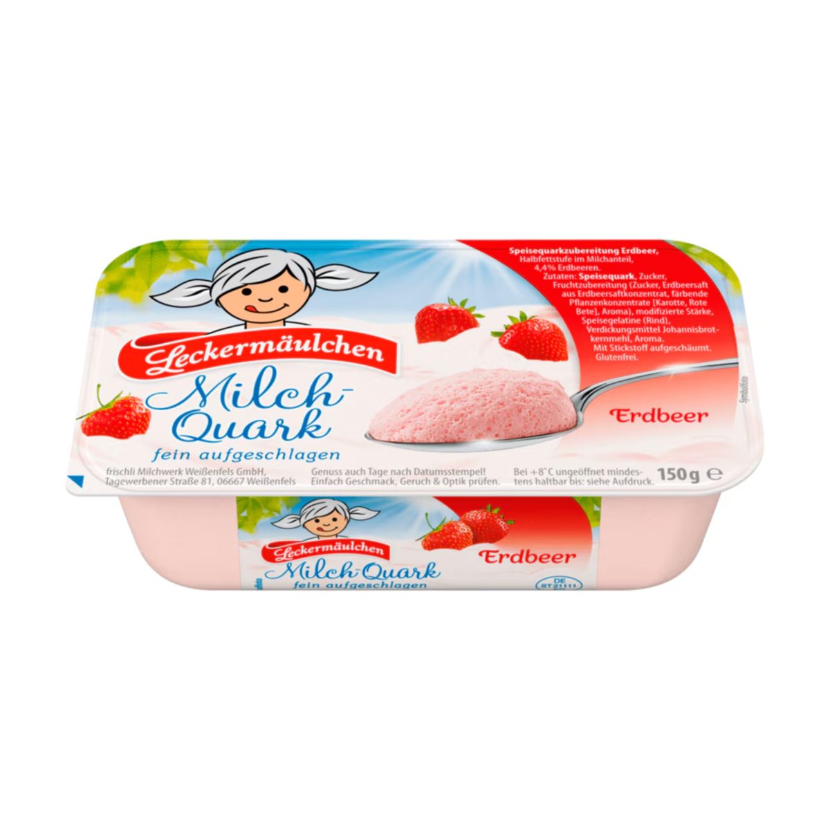 Frischli Leckermäulchen Erdbeer Quark 20% 150g