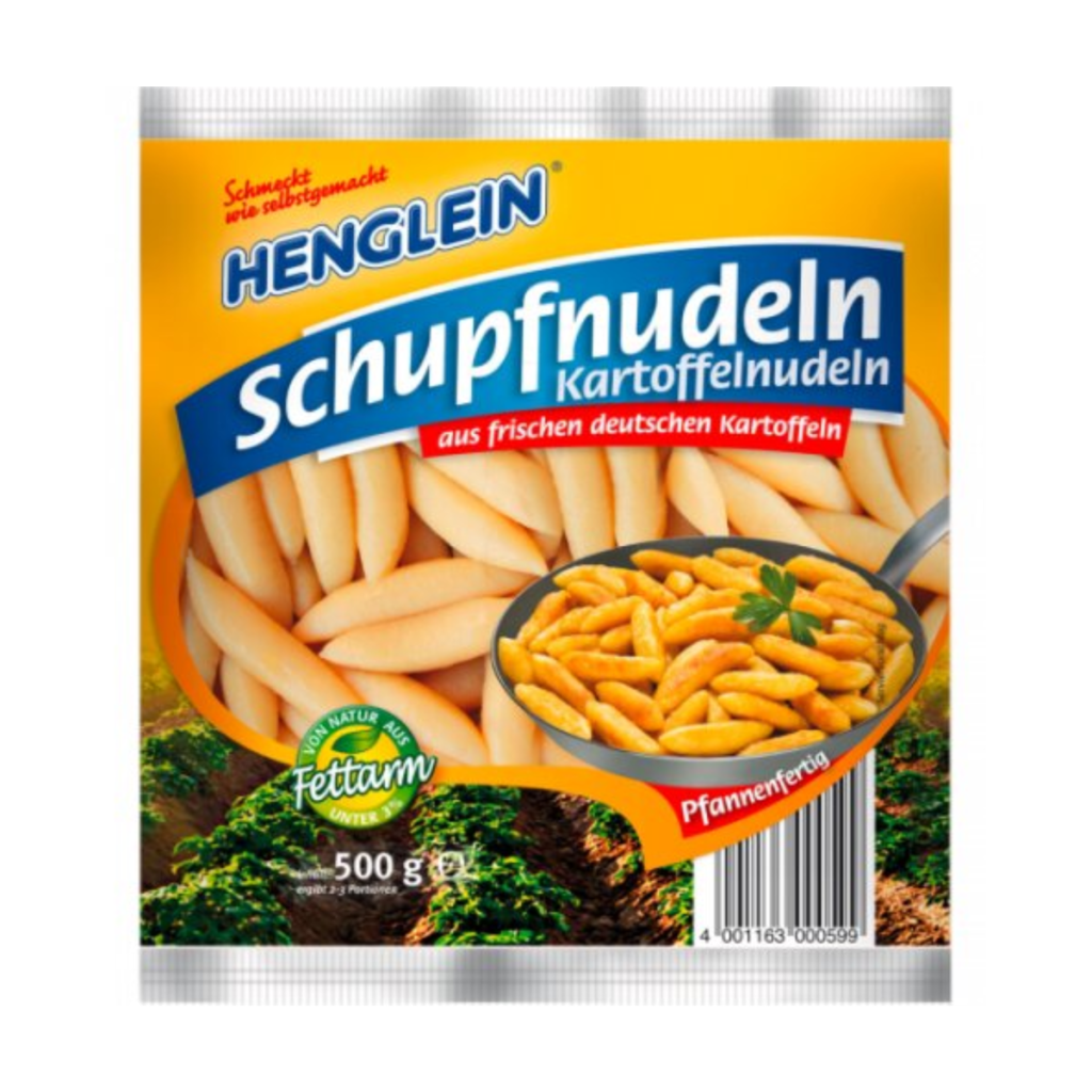 Henglein Kartoffelnudeln pfannenfertig fettarm 500g