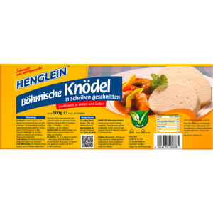 HENGLEIN Böhmische Knödel in Scheiben geschnitten 500g