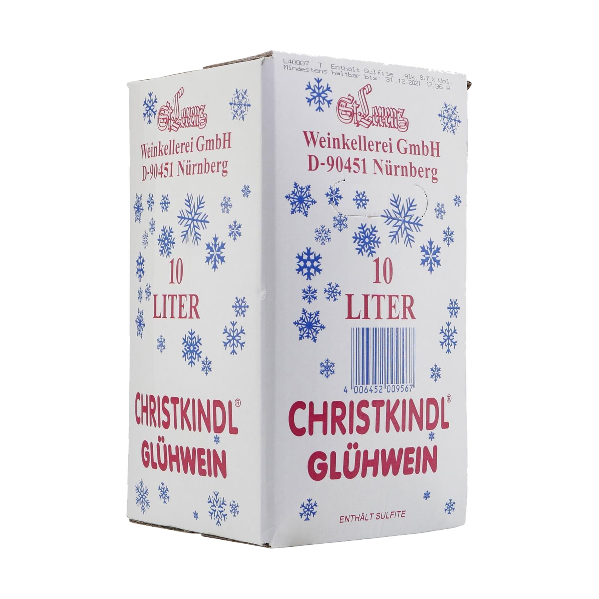 St.Lorenz Christkindl Glühwein BiB 10l