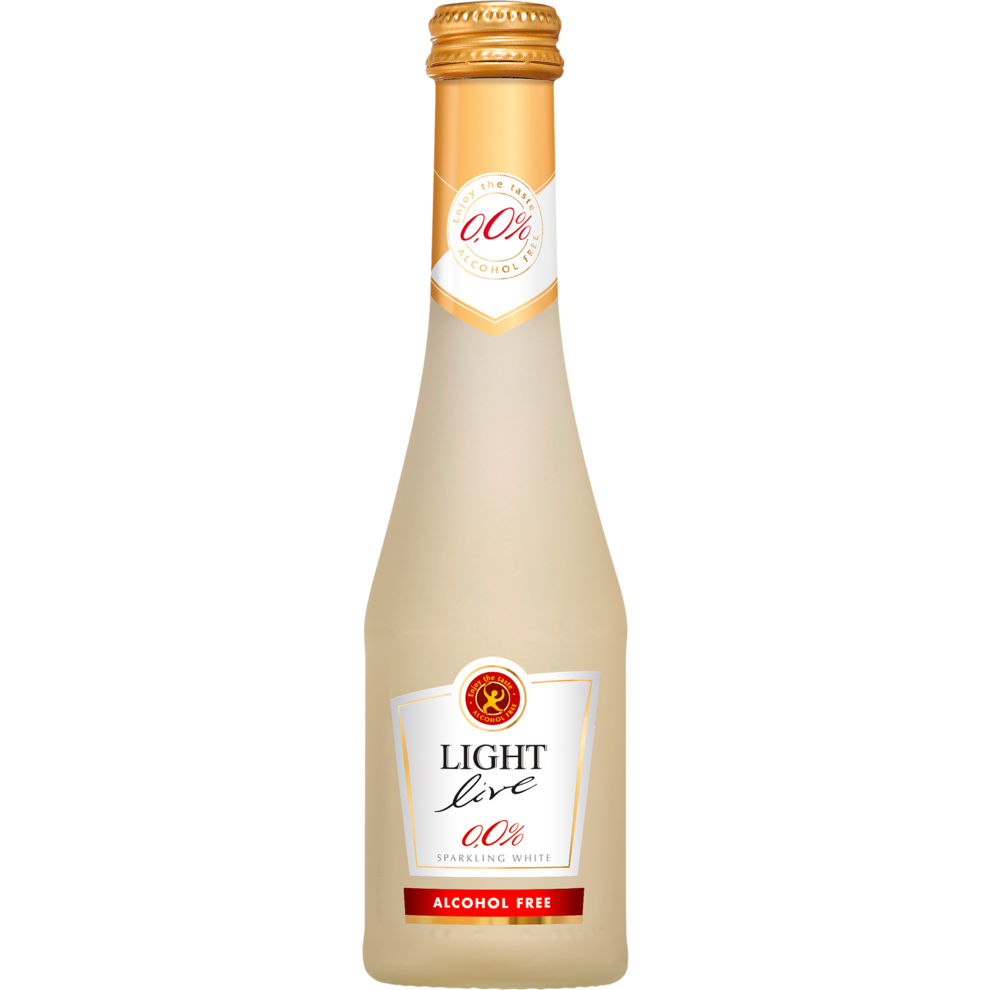 Light Live Sparkling 0,0% weiß alkoholfrei 0,2l