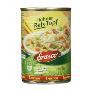 Erasco Hühner-Reistopf mit natürlicher Hühnerbrühe 400g