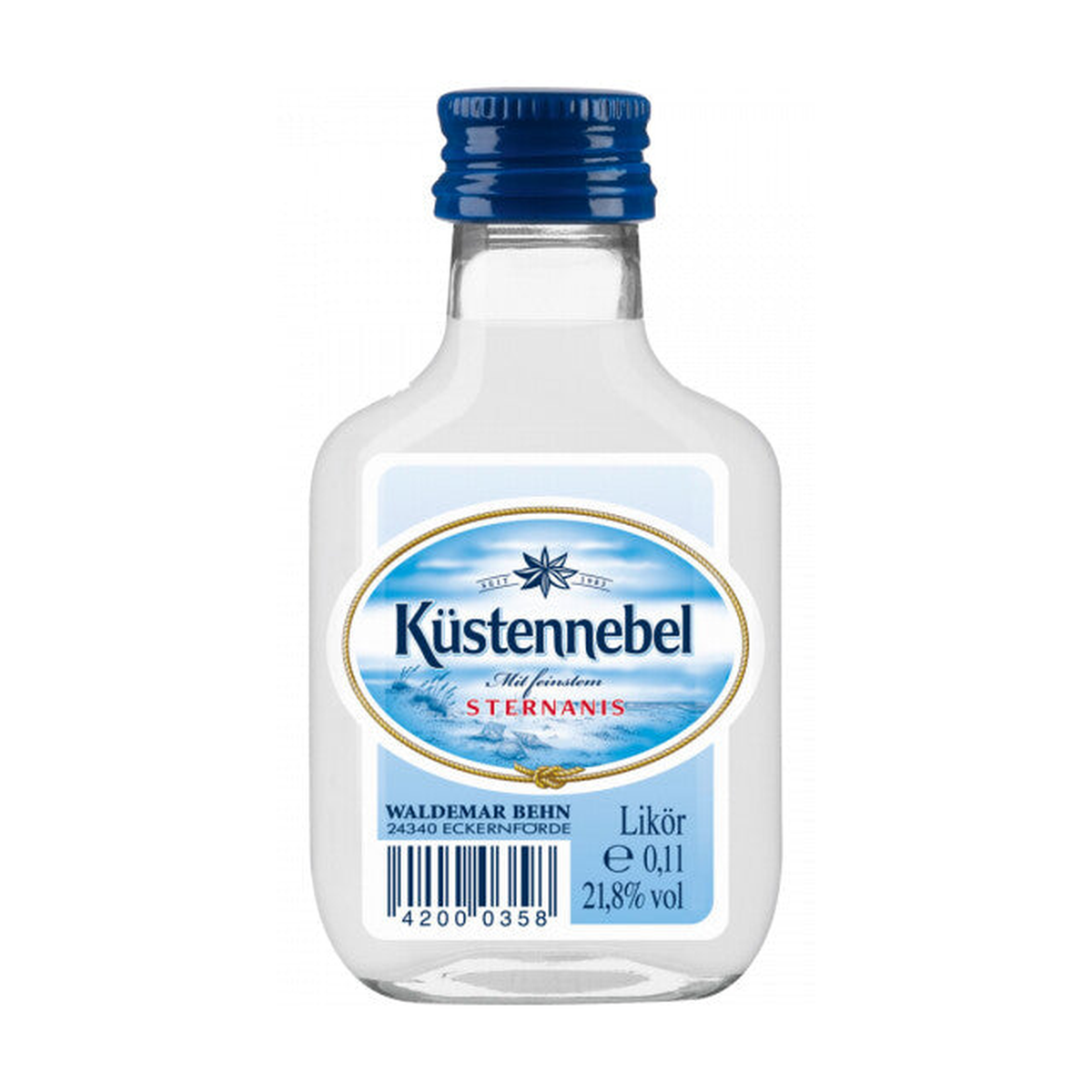 Küstennebel Taschenflasche 21,8% 0,1l