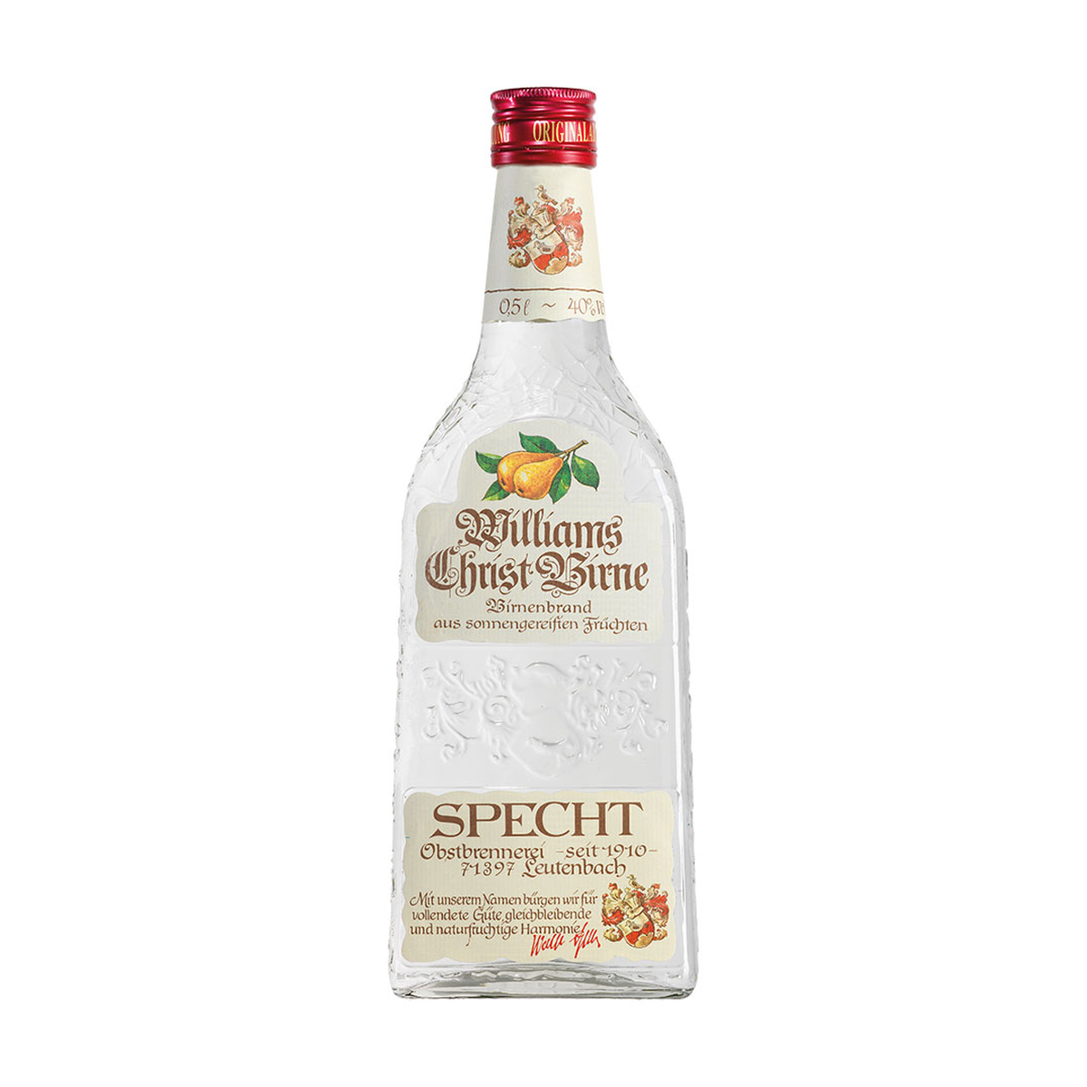 Specht Williams Christ Birne 40% 0,5l