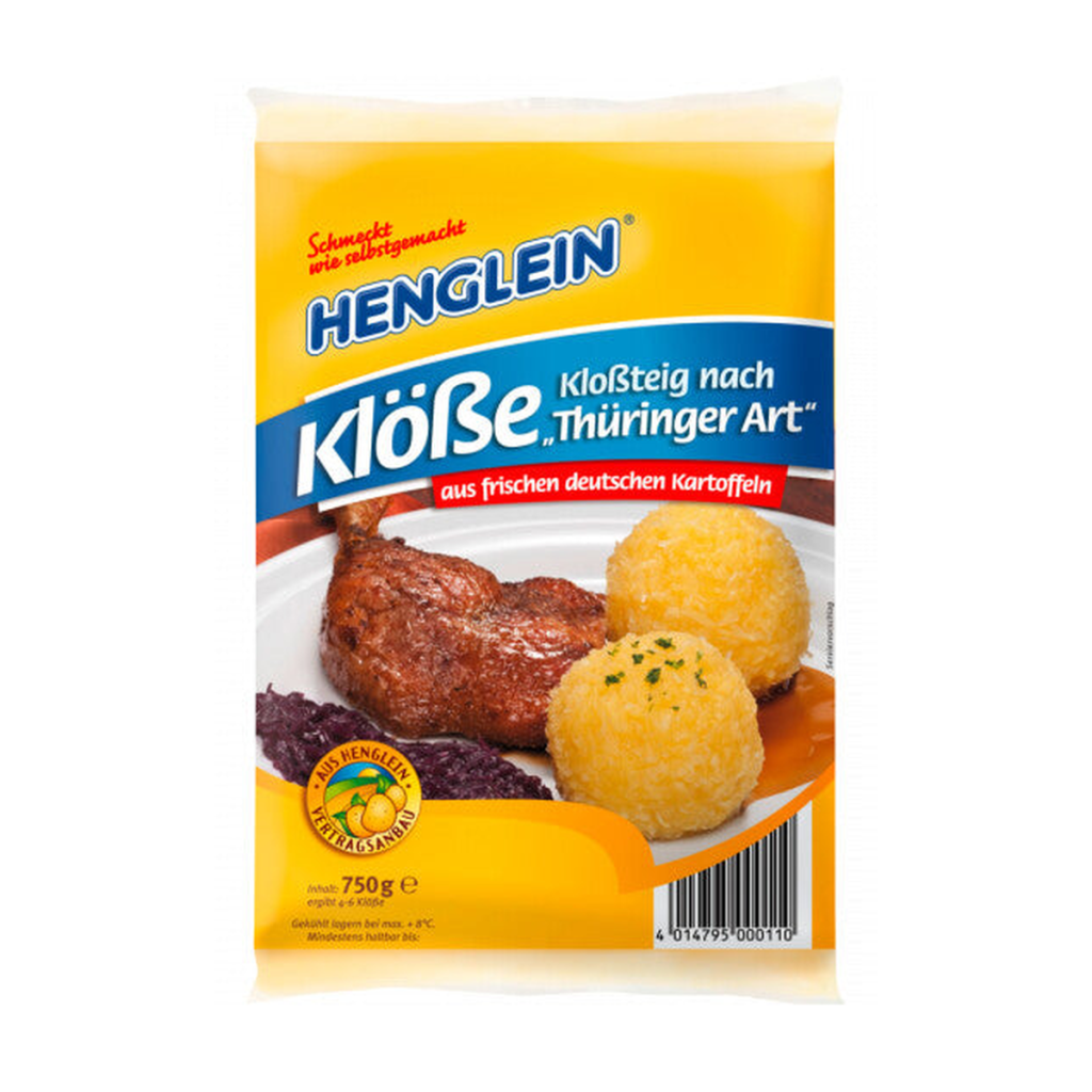 HENGLEIN Kloßteig Unser Bester für rohe Klöße Thüringer Art 750g