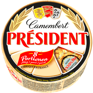 President Camembert 8/8 45% Fett i.Tr.250g