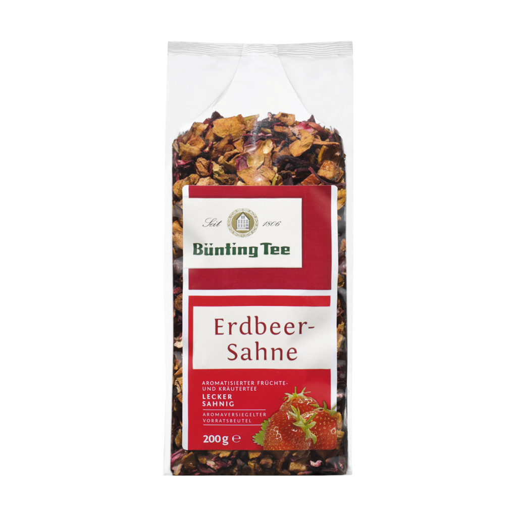 Bünting Tee Erdbeer-Sahne 200g
