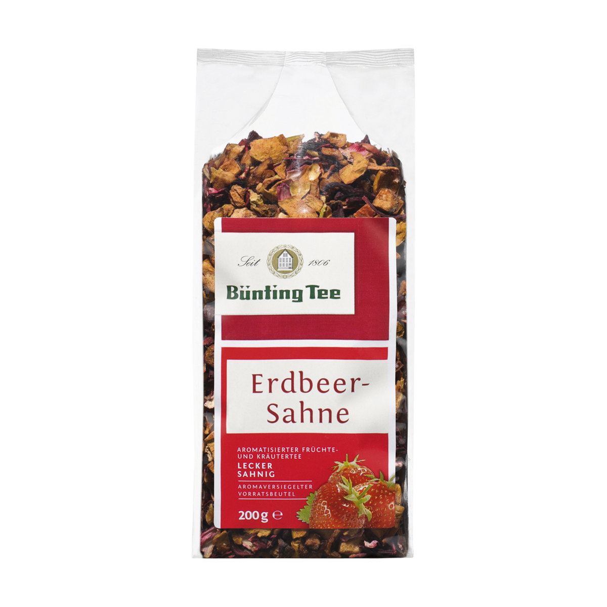 Bünting Tee Erdbeer-Sahne 200g