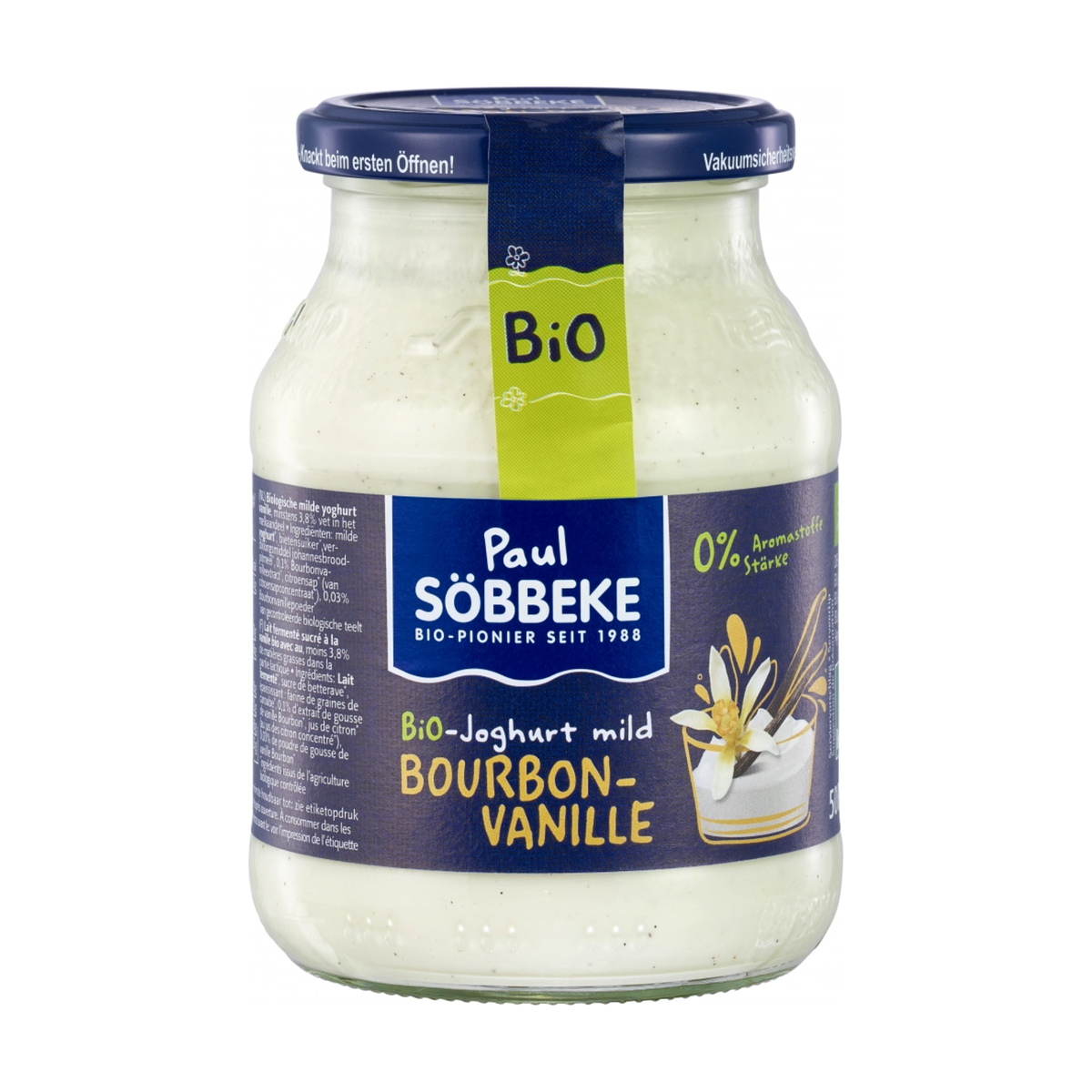 Bio Söbbeke Vanille Joghurt 3,8%500g MW