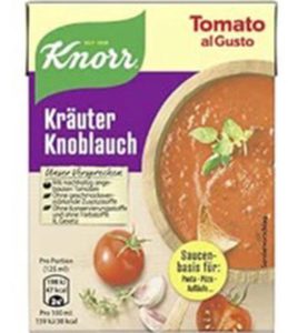 Knorr Tomato al Gusto Kräuter-Knoblauch 370g