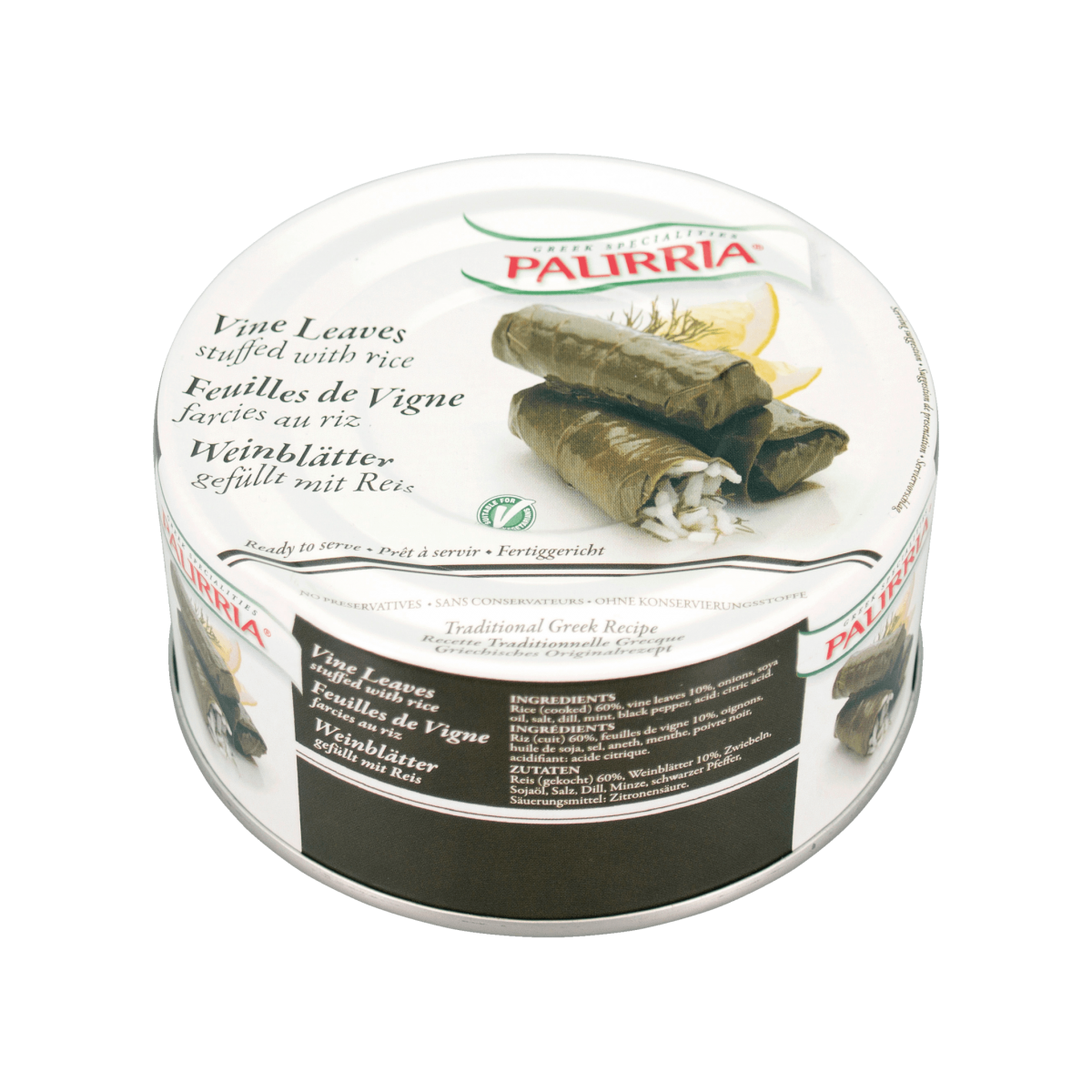 Palirria Weinblätter mit Reis 280g