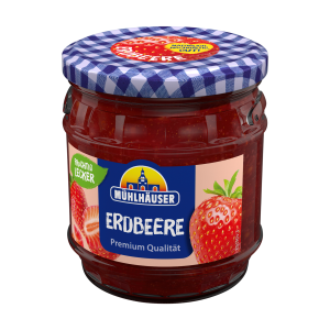 Mühlhäuser Erdbeerkonfitüre Extra 50% Frucht 450g