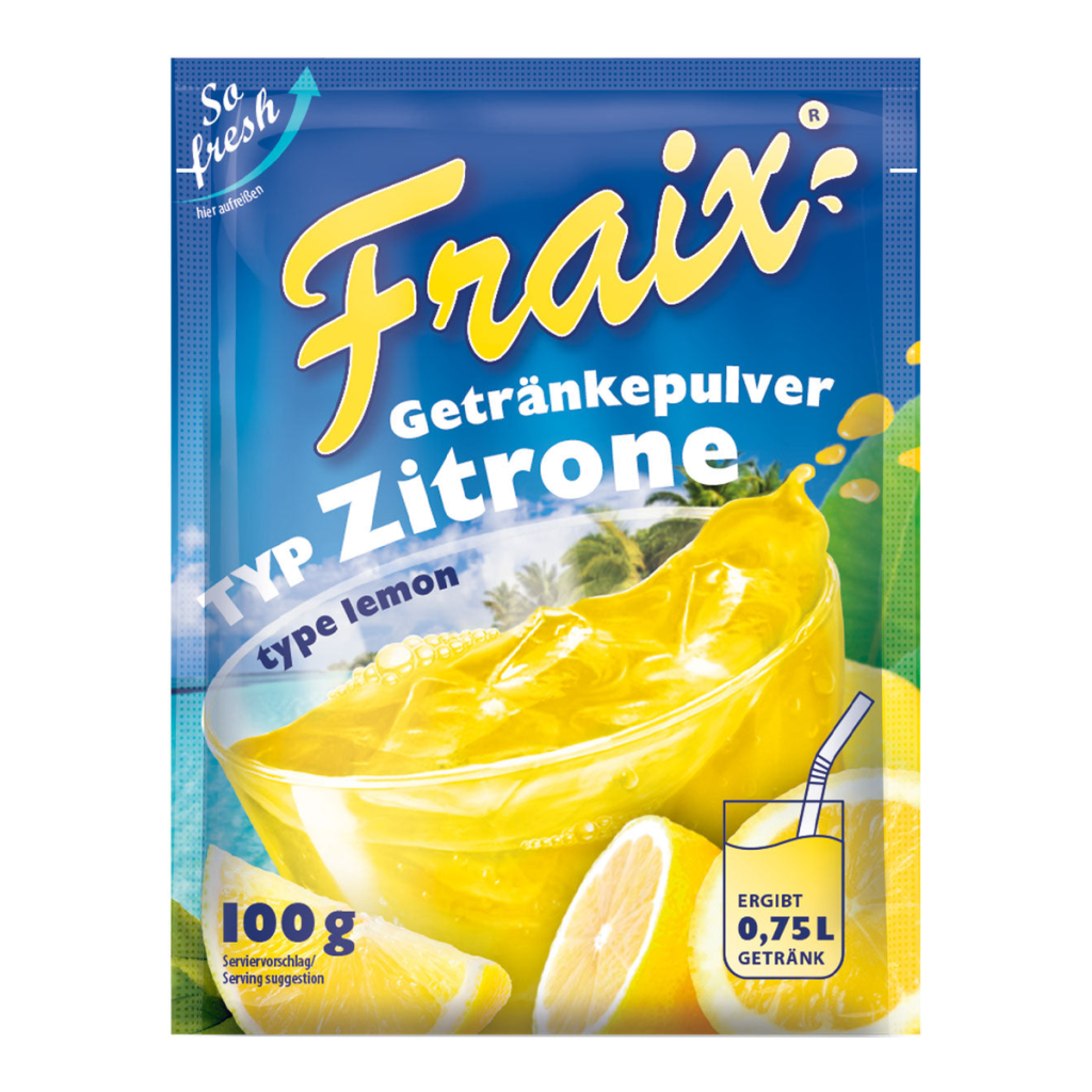 Fraix Getränkepulver Typ Zitrone 100g