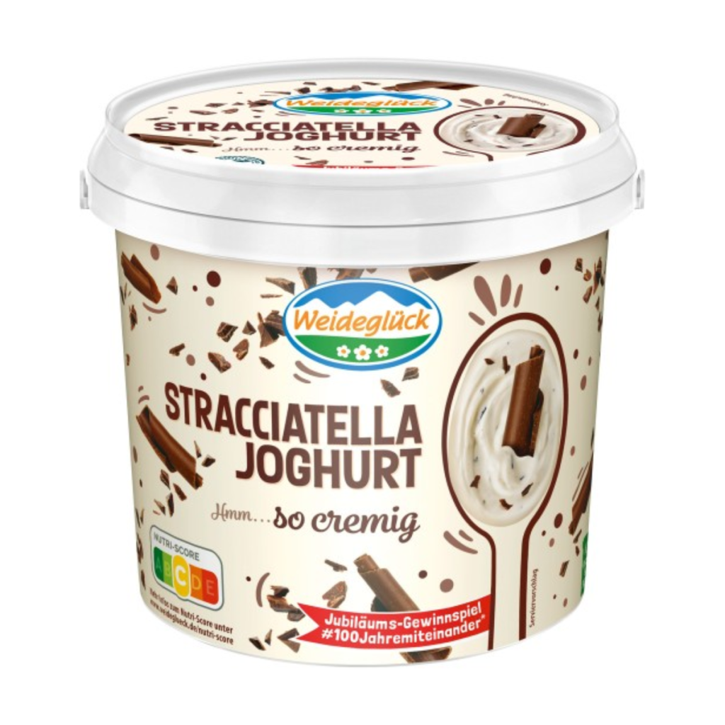 Weideglück Йогурт мягкий страчателла 1kg