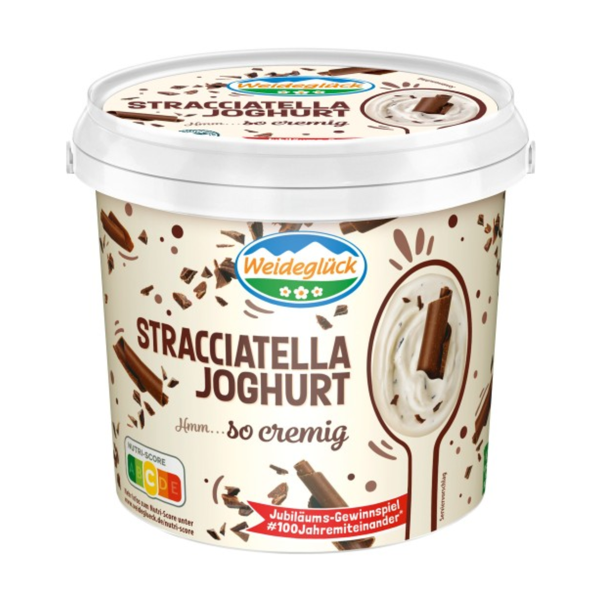 Weideglück Йогурт мягкий страчателла 1kg