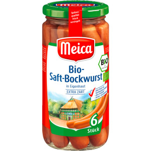 Bio Meica Saft-Bockwurst 6ST 380g