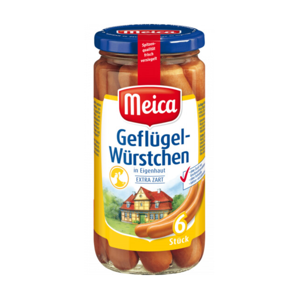 Meica Geflügel-Würstchen 6ST extra zart 380g