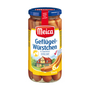 Meica Geflügel-Würstchen 6ST extra zart 380g