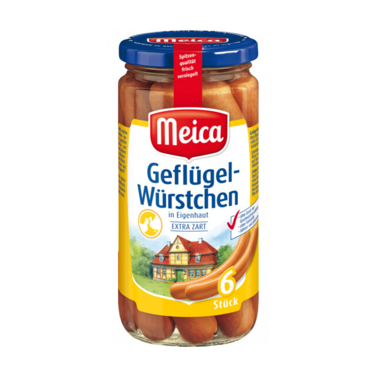 Meica Geflügel-Würstchen 6ST extra zart 380g