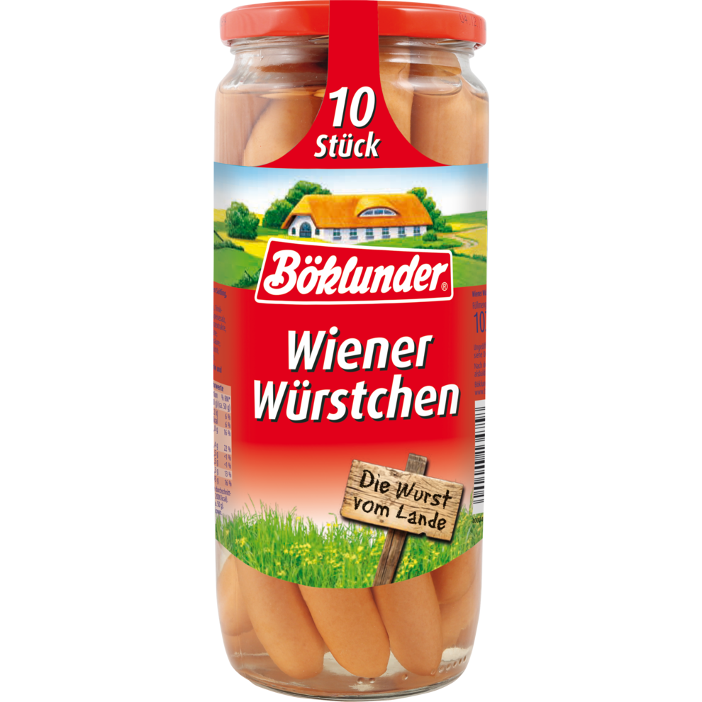 Böklunder Wiener Würstchen im Saitling 10ST 1030g