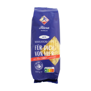 Riesa Eiernudeln Makkaroni-Chips 500g