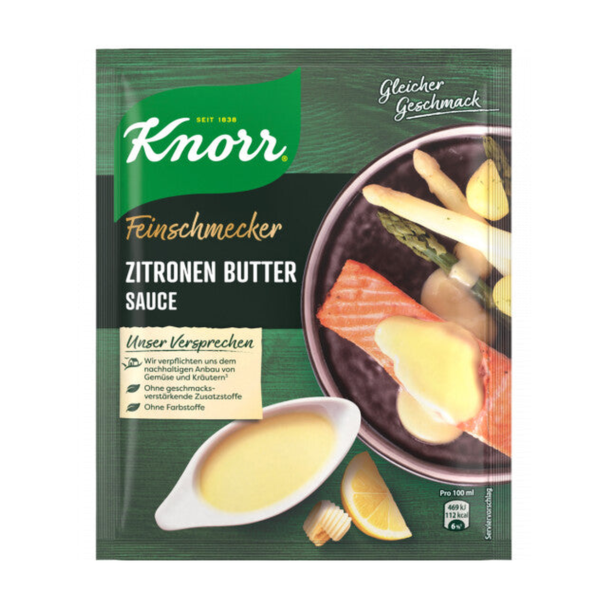 Knorr Feinschmecker Zitronen Butter Sauce für 250ml 52g