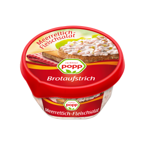 Popp Brot Fleischsalat mit Meerrettich 150g