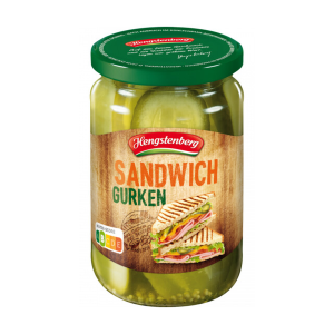Hengstenberg Sandwichgurken kräuterwürzig 330g
