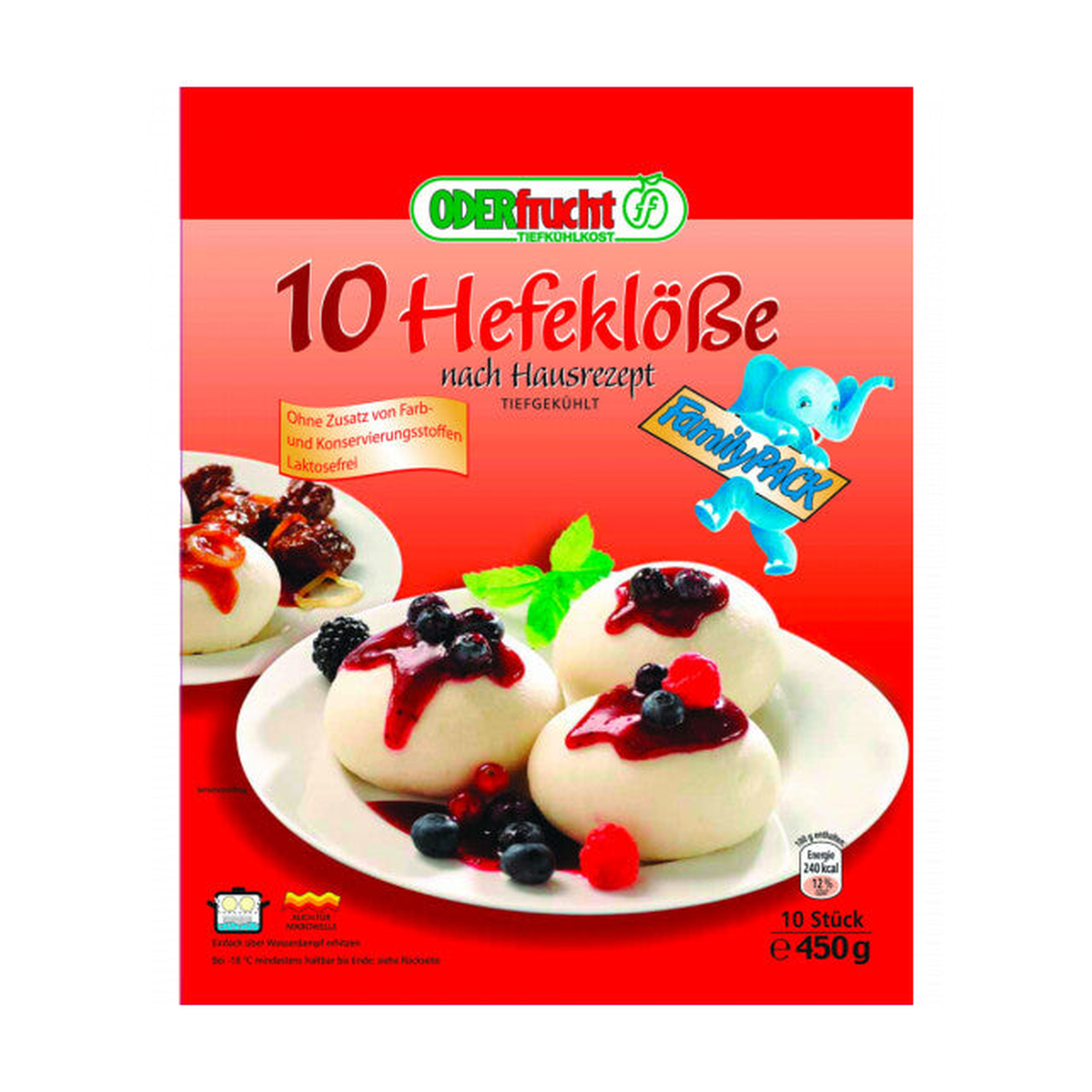 ODERfrucht Hefeklöße FamilyPack 10ST 450g