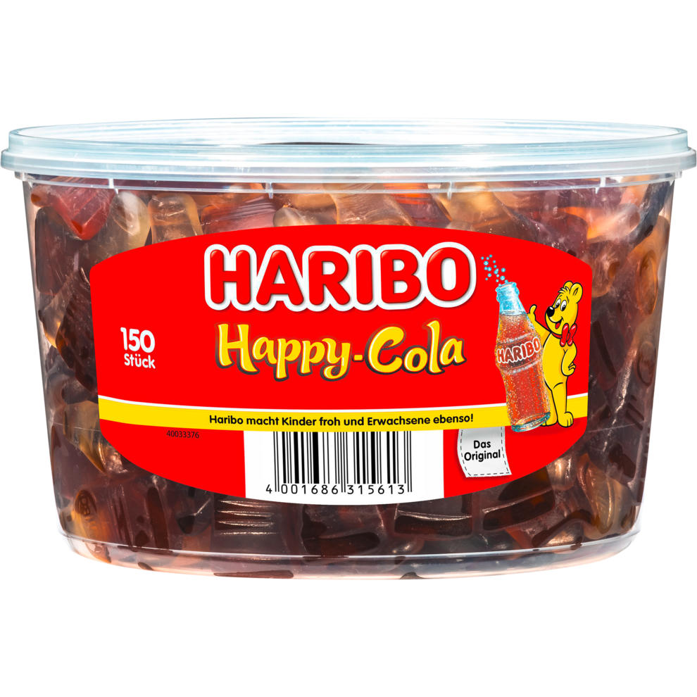 Haribo Happy Cola 150Stück 1200g