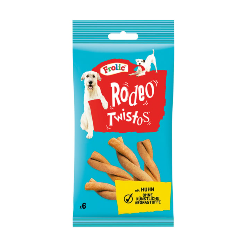 Frolic Rodeo Twistos mit Geflügel 6ST 105g