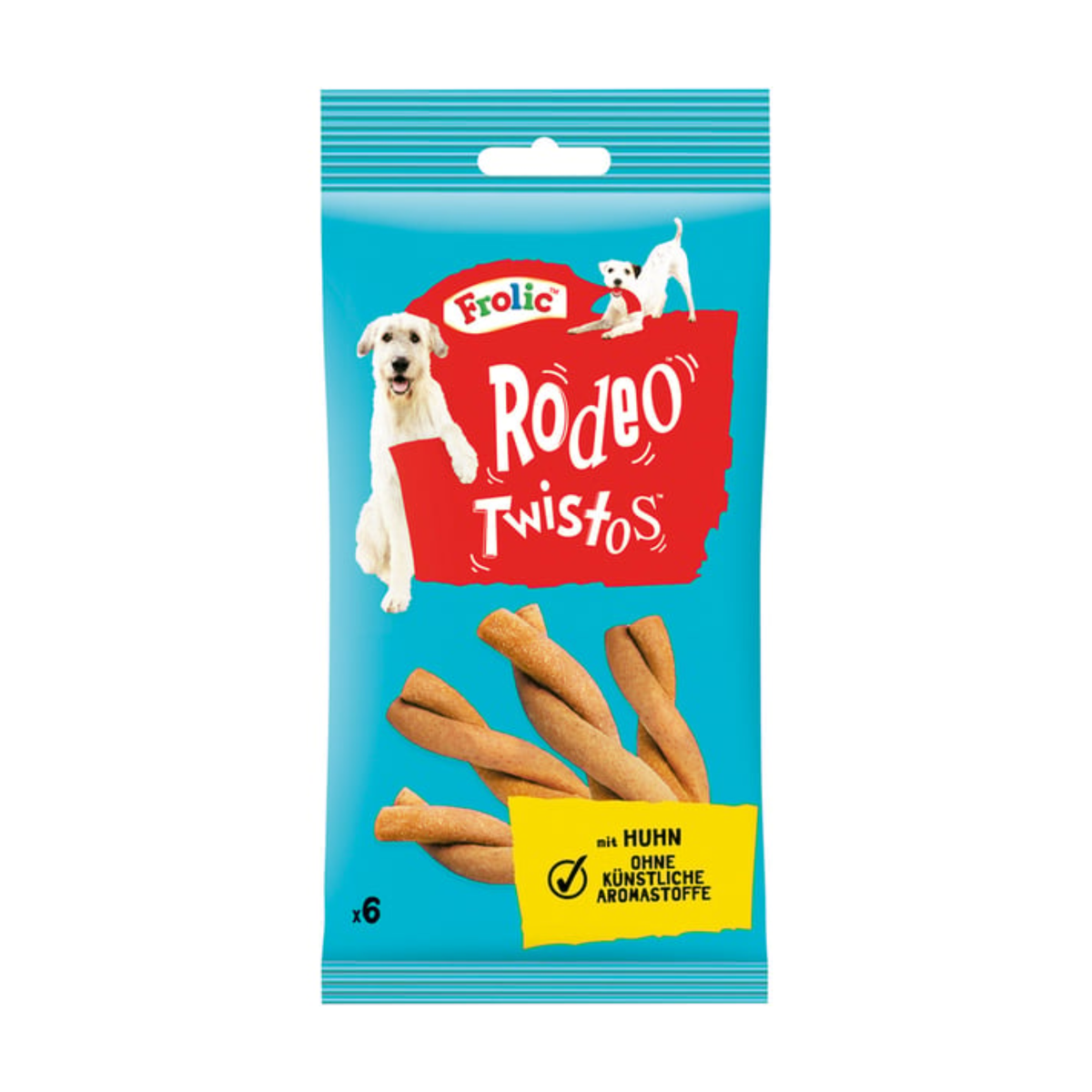 Frolic Rodeo Twistos mit Geflügel 6ST 105g