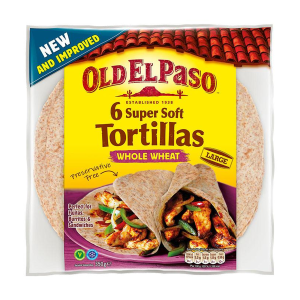 Old el Paso Wholewheat Tortilla 350g