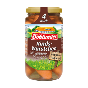 Böklunder Rindswürstchen im Saitling 4ST 380g