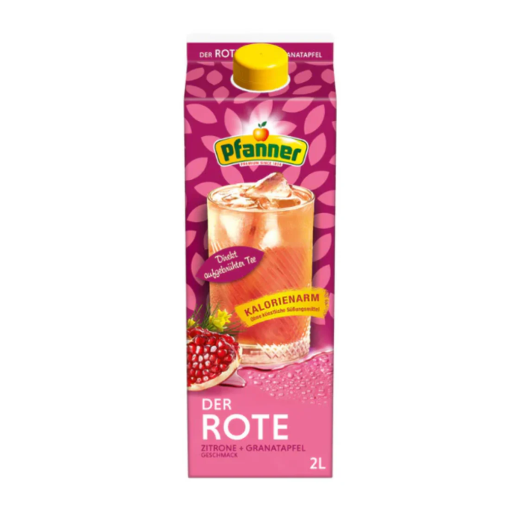 Pfanner Roter Tee Zitrone Granatapfel 2l