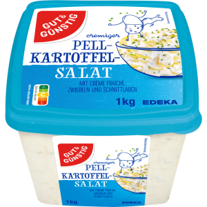 GUT&GÜNSTIG Pellkartoffelsalat mit Creme Fraiche 1kg