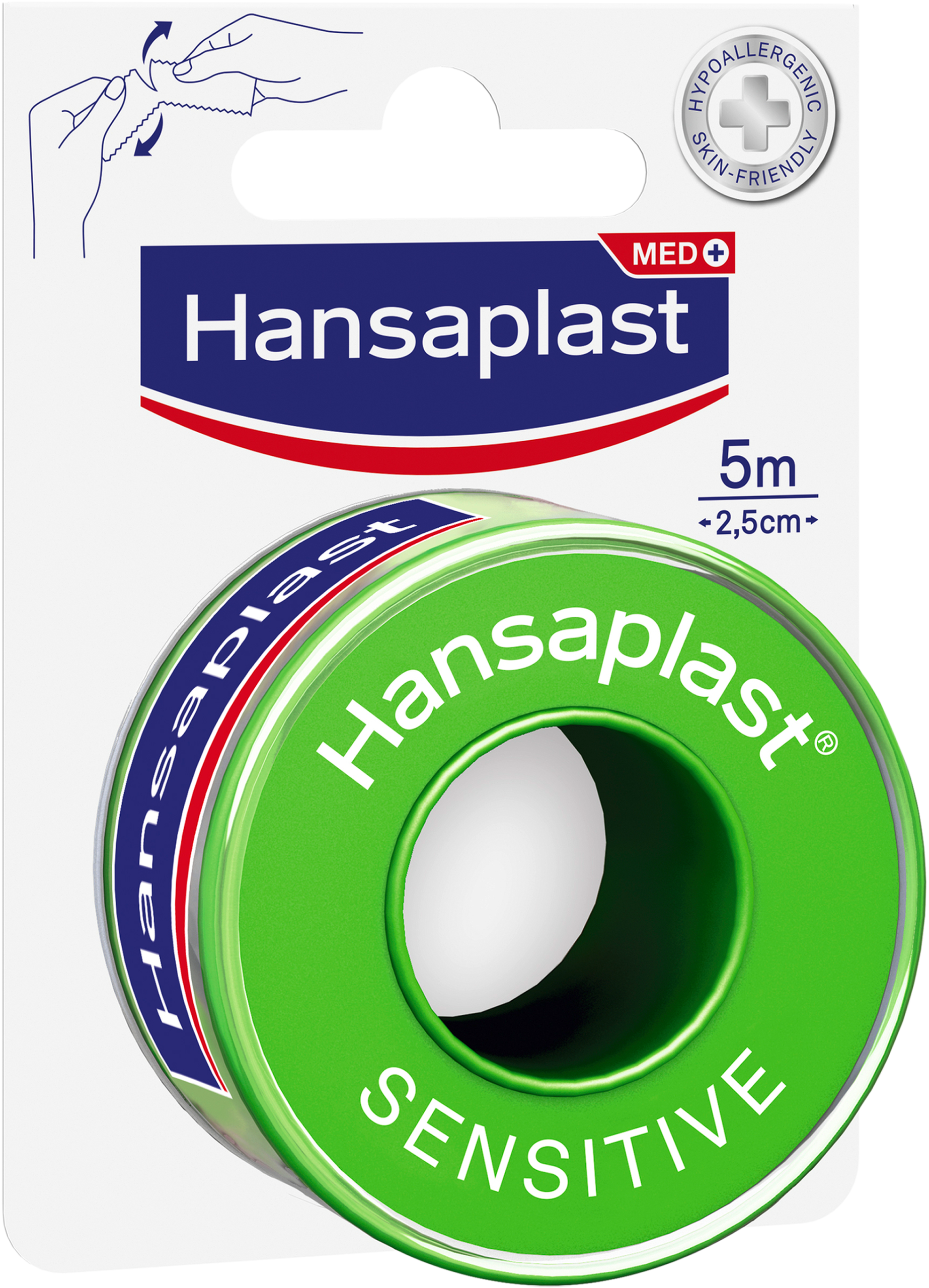 Hansaplast Fixierpflaster Sensitiv 5mx2,5cm