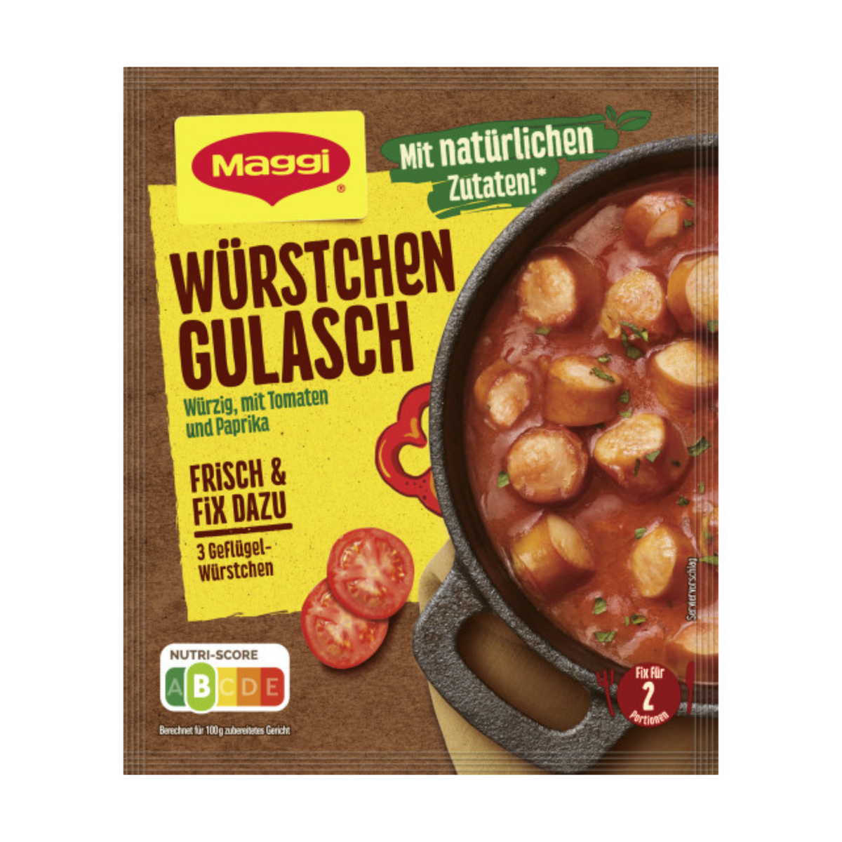 Maggi Fix Fleisch Würstchengulasch 30g