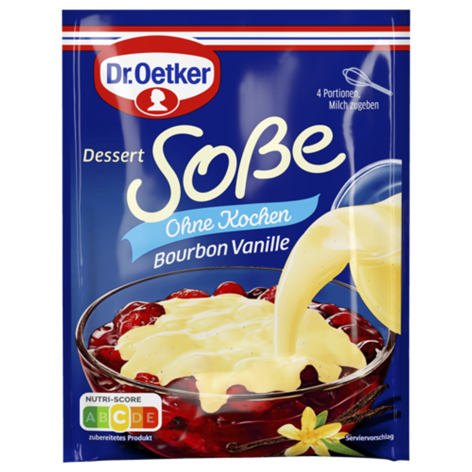 Dr.Oetker Bourbonvanille-Soße ohne Kochen für 250ml 39g